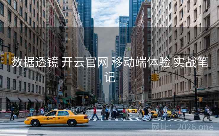 数据透镜 开云官网 移动端体验 实战笔记