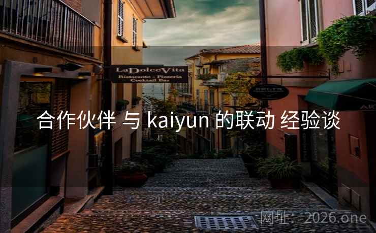 合作伙伴 与 kaiyun 的联动 经验谈 合作伙伴 与 kaiyun 的联动 经验谈