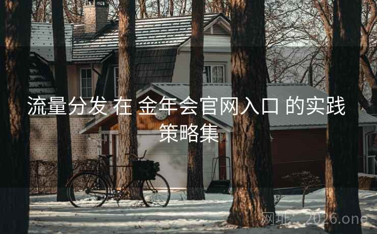 流量分发 在 金年会官网入口 的实践 策略集 流量分发 在 金年会官网入口 的实践 策略集