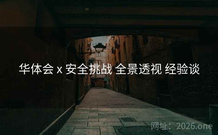 华体会 x 安全挑战 全景透视 经验谈