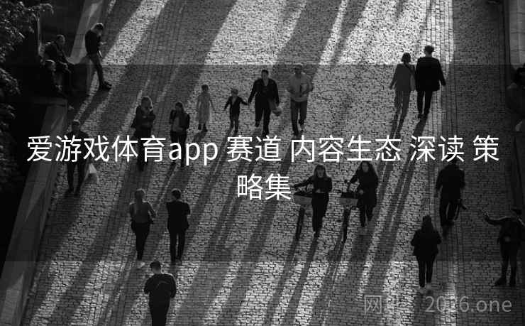 爱游戏体育app 赛道 内容生态 深读 策略集